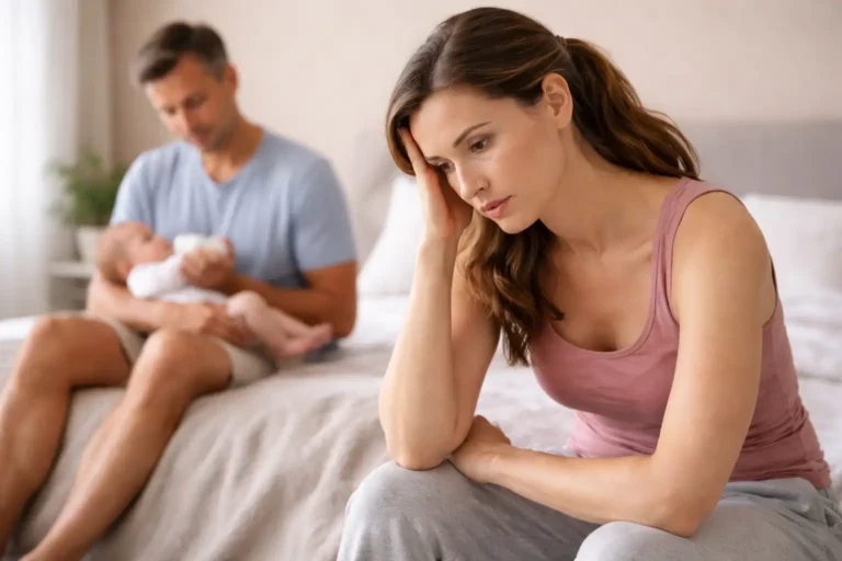 doctor consulting with a female patient about pelvic floor therapy after childbirth and postpartum recovery