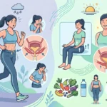 female doctor explaining stress urinary incontinence and bladder control techniques to a woman patient during consultation