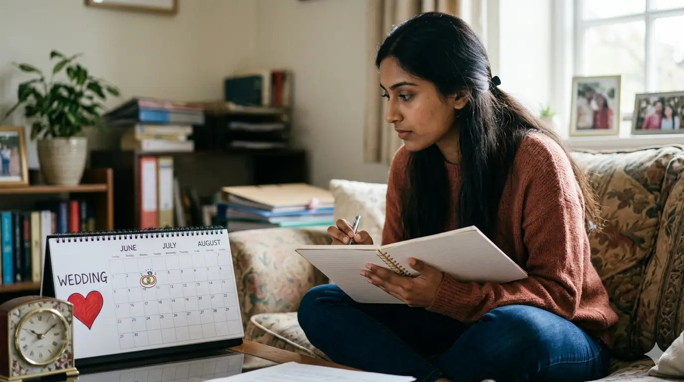 Bride planning hymenoplasty before wedding with a calm and confident mindset